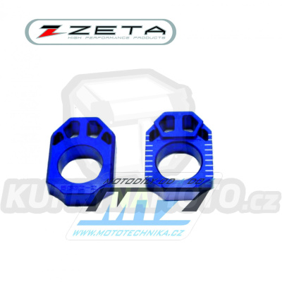 Dorazy osy zadního kola ZETA ZE93-5332 - Yamaha YZF250 / 09-11 + YZF450 / 09 - modré