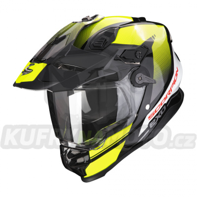 Moto přilba SCORPION ADF-9000 AIR TRAIL černo/neonově žlutá