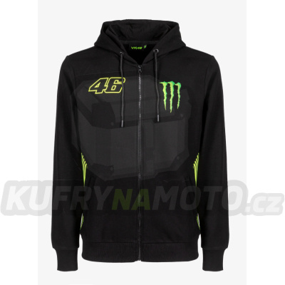 Mikina VR46 Monster Energy 46 černá 531104
