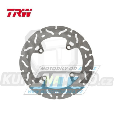 Kotouč brzdový TRW MST229RAC (256/116/4D) - zubatý design - Honda CRF1000L Africa Twin / 15-20 + CRF1100L Africa Twin / 20-23 + XL750 Transalp / 23-25 + NT1100 / 22-25 + CMX1100 Rebel / 21-25