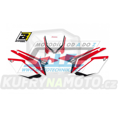 Polepy číslových tabulek (vystřižené) - Honda CRF250 / 14-17 + CRF450 / 13-16 - typ polepů Dream4