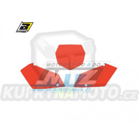 Polepy číslových tabulek (vystřižené) - Suzuki RMZ450 / 05-07 - barva červená