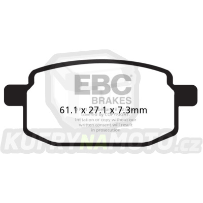 Brzdové destičky EBC SFA169
