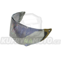 Plexi SCORPION EXO-HX1 CARBON SE zrcadlově zlaté KDF-19 ECE22-06
