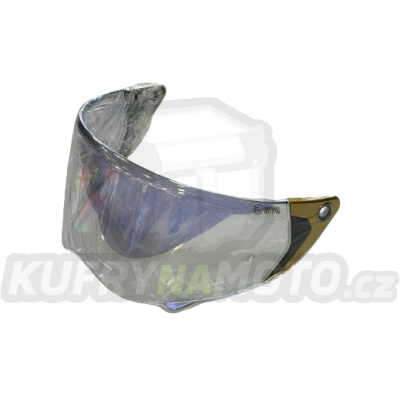 Plexi SCORPION EXO-HX1 CARBON SE zrcadlově zlaté KDF-19 ECE22-06