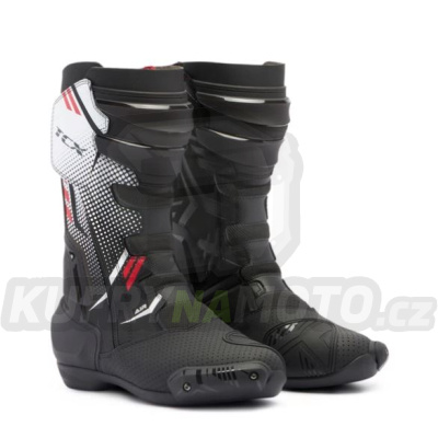 Moto boty TCX S-TR1 AIR černo/bílo/červené
