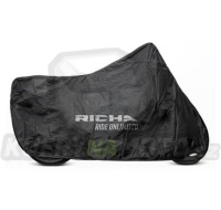 Plachta na motorku RICHA OUTDOOR COVER černá