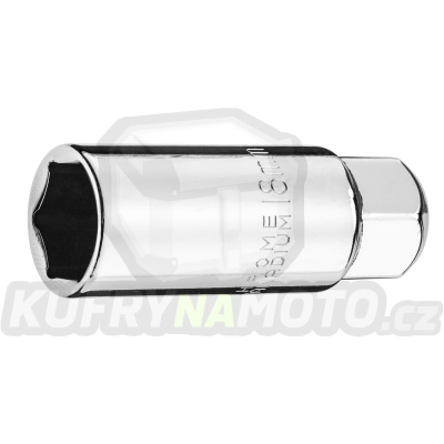 klíč na svíčky extra tenký s gumou (18 mm) 3/8"