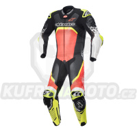 jednodílná kombinéza GP TECH 4, TECH-AIR kompatibilní, ALPINESTARS (červená fluo/žlutá fluo/černá/bílá) 2024