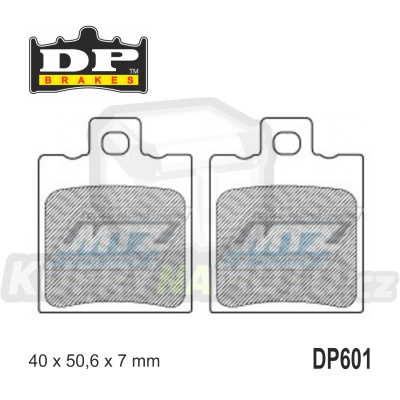 Destičky brzdové DP Brakes DP601 - směs Premium OEM Sinter