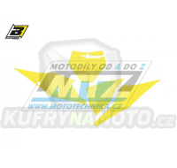 Polepy číslových tabulek (vystřižené) - KTM SX+SXF / 19-22 - barva žlutá