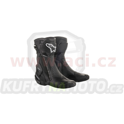 boty SMX PLUS 2 GORE-TEX, ALPINESTARS (černá/stříbrná) 2024