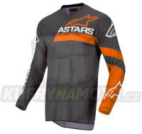 dres FLUID CHASER, ALPINESTARS (černá antracit/korálová fluo)