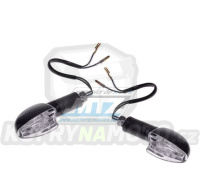 Blinkry (LED 12V) - barva carbon s čirým krycím sklem