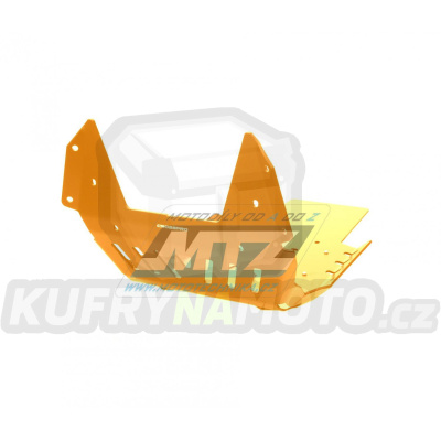 Kryt pod motor hliníkový Dual Sport - Husqvarna 901 Norden / 22-24 + KTM 790 Adventure+R / 19-22 + 890 Adventure+R / 21-22 - barva oranžová