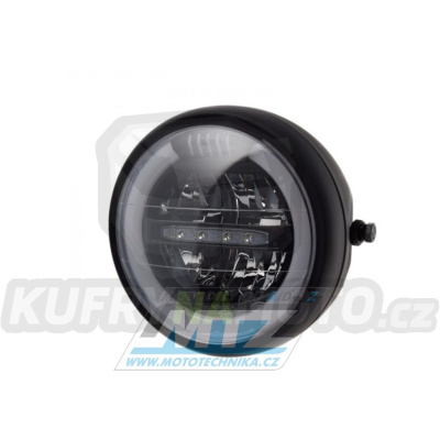 Světlo přední LED / reflektor kulatý 6&quot; - barva černá