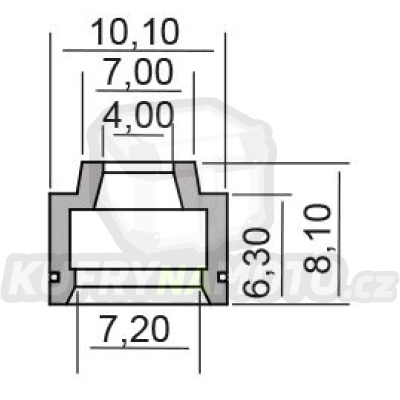 Gufero RMS 100669250 valve stem
