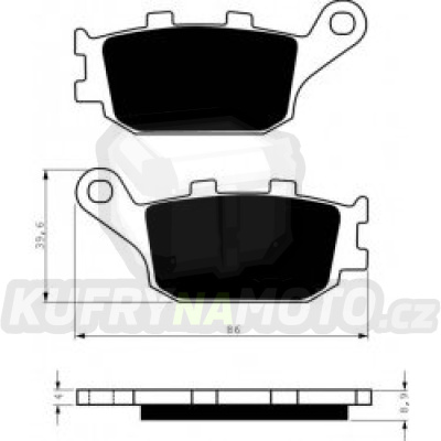 Brzdové destičky Goldfren 021 AD-GF021AD- výprodej