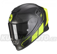 Moto přilba SCORPION EXO-R1 CARBON AIR CORPUS II matná černo/neonově žlutá