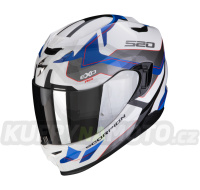 Moto přilba SCORPION EXO-520 EVO AIR ELAN modro/bílá