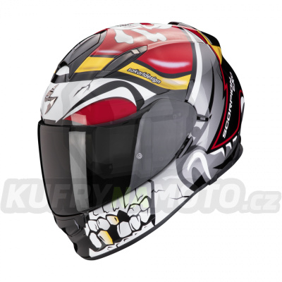 Moto přilba SCORPION EXO-491 PIRATE červená