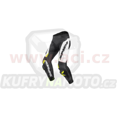 kalhoty RR PRO WARRIOR, SPIDI (černé/bílé/žluté fluo)