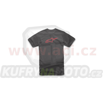 triko AGELESS CLASSIC TEE krátký rukáv, ALPINESTARS (černá/červená)