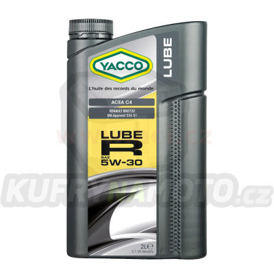 Motorový olej YACCO LUBE R 5W30, 2 L