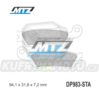 Destičky brzdové DP983-STA - směs Standard