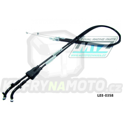 Lanko plynu Kawasaki KXF250 / 05 + Suzuki RMZ250 / 05-06