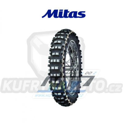 Pneu Mitas 120/90-18&quot; C10 ICE (bílý pruh) - zimní směs