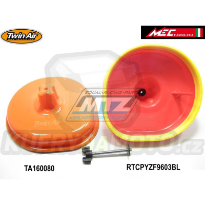 Kryt airboxu (kryt vzduchového filtru) Yamaha YZ125+YZ250 / 97-23 + YZF400+YZF426+YZF450 / 98-09 + YZF250 / 01-13 + WRF250+WRF400+WRF426 + Suzuki RM125+RM250 / 96-12 + RMZ250 / 07-18 + RMZ450 / 05-17