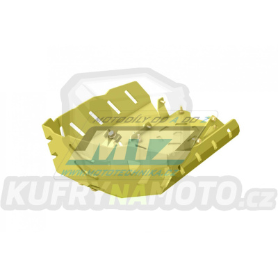 Kryt pod motor hliníkový Dual Sport -  Benelli TRK702X / 23-24 + TRK702 / 23-24 - barva žlutá