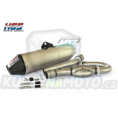 Výfuk kompletní (výfukový systém) HGS - Kawasaki KXF450+KX450 / 24-25