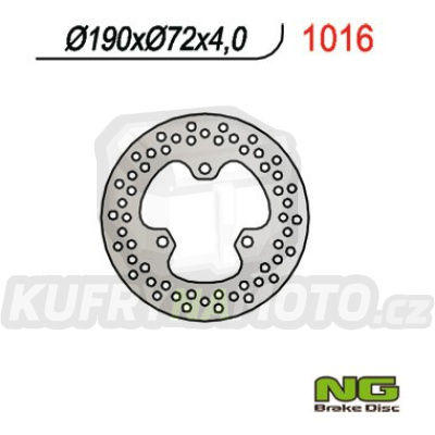 Brzdový kotouč moto NG 1016