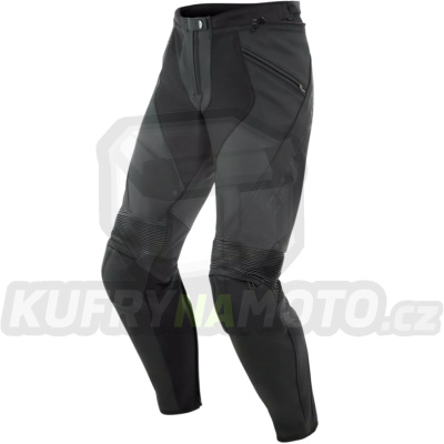 Moto kalhoty DAINESE PONY 3 matné černé kožené