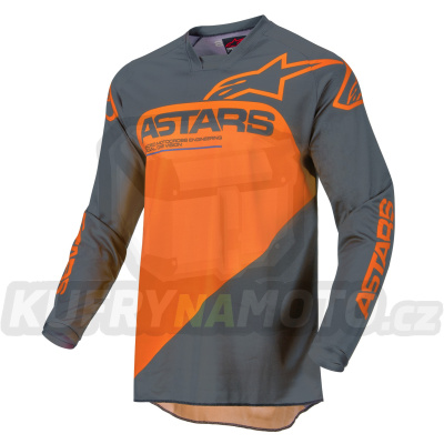 dres RACER SUPERMATIC, ALPINESTARS (černá antracit/oranžová)