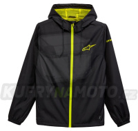 bunda TREQ WINDBRAKER, ALPINESTARS (černá/žlutá fluo)