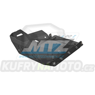 Kryt pod motor hliníkový Dual Sport -  Suzuki DE800 V-Strom / 23-24 - barva černá