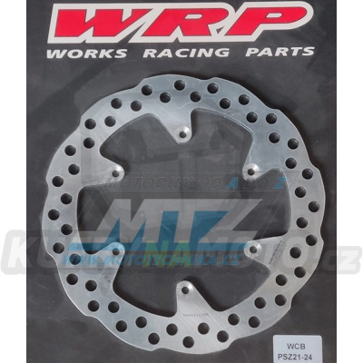 Kotouč brzdový WRP - zubatý desing &quot;Wave&quot; - Suzuki RM125 / 99-11 + RM250 / 99-12 + RMX250 / 89-00