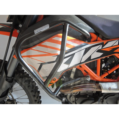 Padací rámy RD Moto CF92KD matná černá KTM 690 Enduro R (08-)