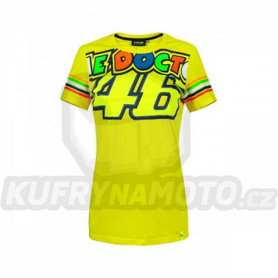 Dámské triko Valentino Rossi VR46 žluté 307001