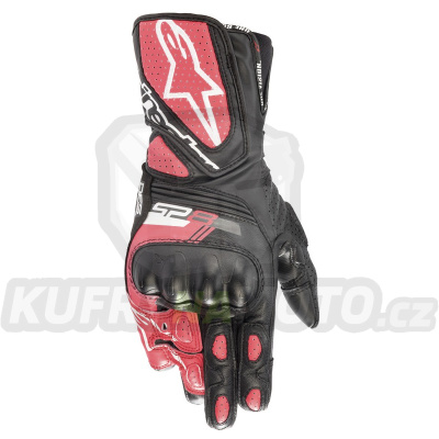 rukavice STELLA SP-8, ALPINESTARS, dámské (černá/bílá/růžová) 2024
