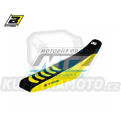 Potah sedla Suzuki RMZ250 / 19-25 + RMZ450 / 18-25 - barva černo-žlutá - typ potahu DG3