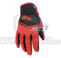 Rukavice motokros PROGRIP 4010/18 - černo-červené - velikost XL