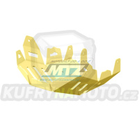 Kryt pod motor hliníkový Dual Sport - Kawasaki KLE650 Versys / 15-21 - barva žlutá