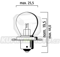 Žárovka RMS FLOSSER 246510476 6V 15W sb 25 p26s