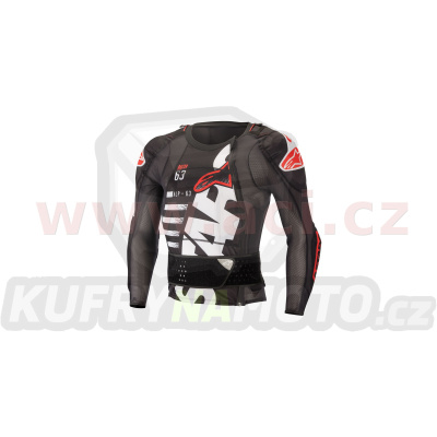 chránič těla SEQUENCE PROTECTION, dlouhý rukáv, ALPINESTARS (černá/bílá/červená) 2024