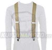 kšandy KHAKI, OXFORD (zelené khaki, šířka 50 mm, 4 přezky)