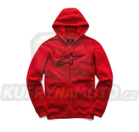 Mikina Alpinestars Zip Hoody Ageless Red